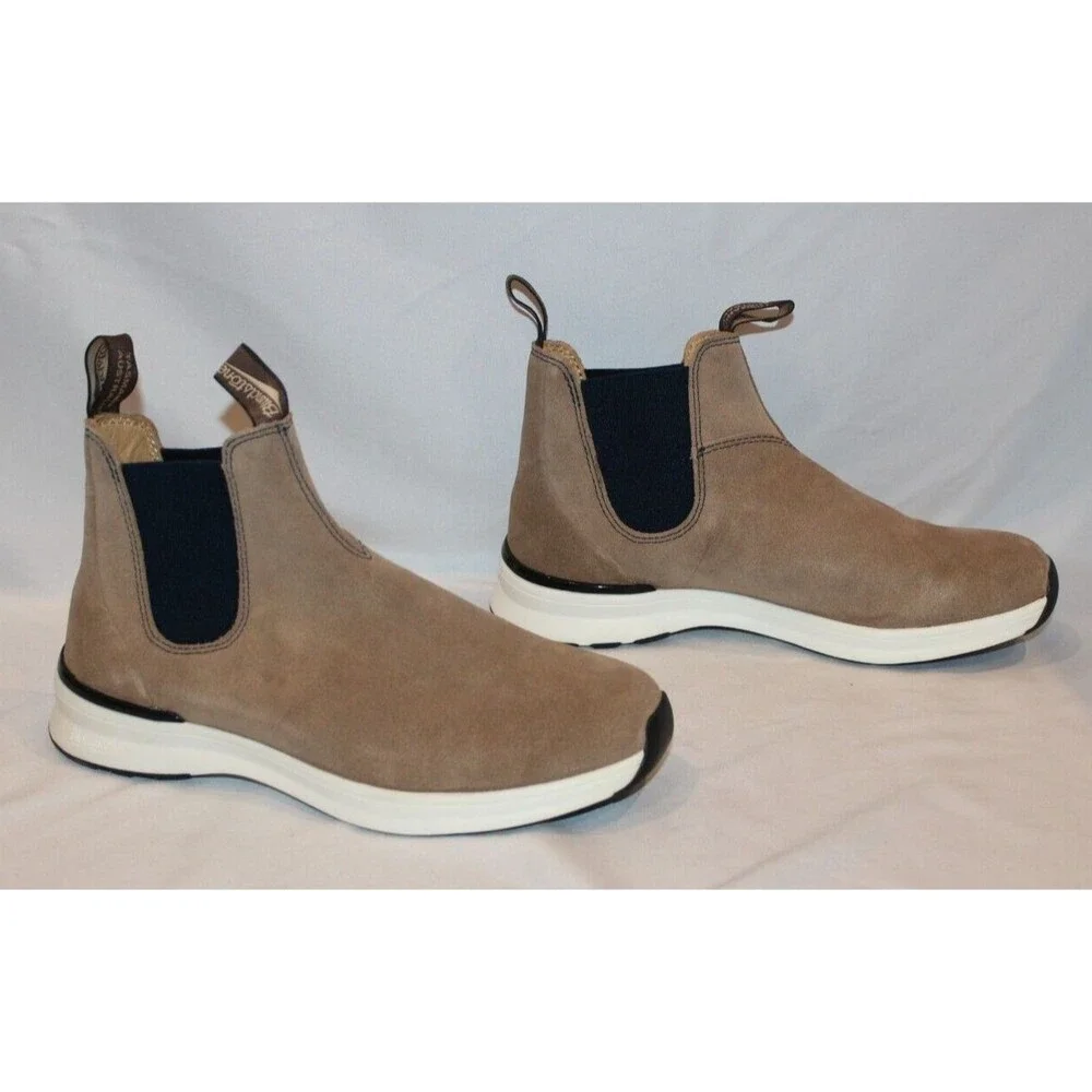 Blundstone Men's‎ 2146 Chelsea Sneaker Boots Suede Sand Navy